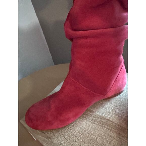 UGG Australia Red Suede Slouch Boots Highkoo - Women’s - US 6.5 - Picture 7 of 14